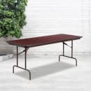 Flash Furniture YT-3072-HIGH-WAL-GG Rectangular Folding Table w/ High Pressure Mahogany Laminate Top - 72"W x 30"D x 30"H thumbnail 8