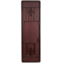 Flash Furniture YT-3096-MEL-WAL-GG Rectangular Folding Table w/ Mahogany Laminate Top - 96"W x 30"D x 30"H thumbnail 5