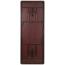 Flash Furniture YT-3696-HIGH-WAL-GG Rectangular Folding Table w/ High Pressure Mahogany Laminate Top - 96"W x 36"D x 30"H thumbnail 3