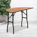 Flash Furniture YT-WHRFT48-HF-GG Half Round Folding Banquet Table w/ Plywood Top - 48"W x 24"D x 30 1/4"H thumbnail 8
