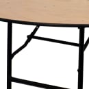 Flash Furniture YT-WRFT48-TBL-GG 48" Round Folding Banquet Table w/ Plywood Top, 30 1/4"H thumbnail 6