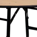 Flash Furniture YT-WRFT48-TBL-GG 48" Round Folding Banquet Table w/ Plywood Top, 30 1/4"H thumbnail 7