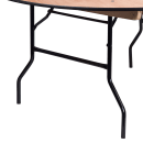 Flash Furniture YT-WRFT66-TBL-GG 66" Round Folding Banquet Table w/ Plywood Top, 30"H thumbnail 5