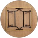 Flash Furniture YT-WRFT72-TBL-GG 72" Round Folding Banquet Table w/ Plywood Top, 30"H thumbnail 5