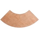 Flash Furniture YT-WSFT48-24-SP-GG Crescent Shaped Folding Banquet Table w/ Plywood Top - 48"W x 24"D x 30 1/4"H thumbnail 2