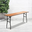 Flash Furniture YT-WTFT18X72-TBL-GG Rectangular Folding Training/Seminar Table w/ Plywood Top - 72"W x 18"D x 30 1/4"H thumbnail 5