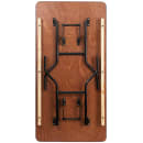 Flash Furniture YT-WTFT30X60-TBL-GG Rectangular Folding Banquet Table w/ Plywood Top - 60"W x 30"D x 30 1/4"H thumbnail 4
