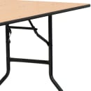 Flash Furniture YT-WTFT30X72-TBL-GG Rectangular Folding Banquet Table w/ Plywood Top - 72"W x 30"D x 30 1/4"H thumbnail 7