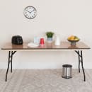 Flash Furniture YT-WTFT30X72-TBL-GG Rectangular Folding Banquet Table w/ Plywood Top - 72"W x 30"D x 30 1/4"H thumbnail 8