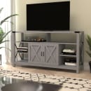 Flash Furniture ZG-025-CGY-GG 60" TV Stand w/ Storage, Coastal Gray thumbnail 3