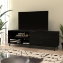 Flash Furniture ZG-028-BK-GG 65" TV Stand w/ Storage, Black thumbnail 3