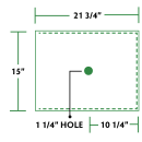 Oil Solutions Group Masterfil® Rectangular Filter Envelopes - 21 3/4" x 15", Flat Sheet (FE1522X) thumbnail 2