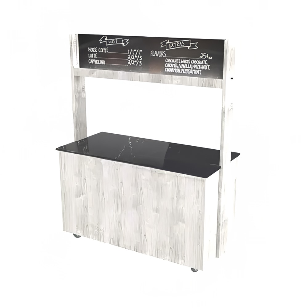 Astra 72" Coffee Cart, 30"D, Chic (CCC-3072)