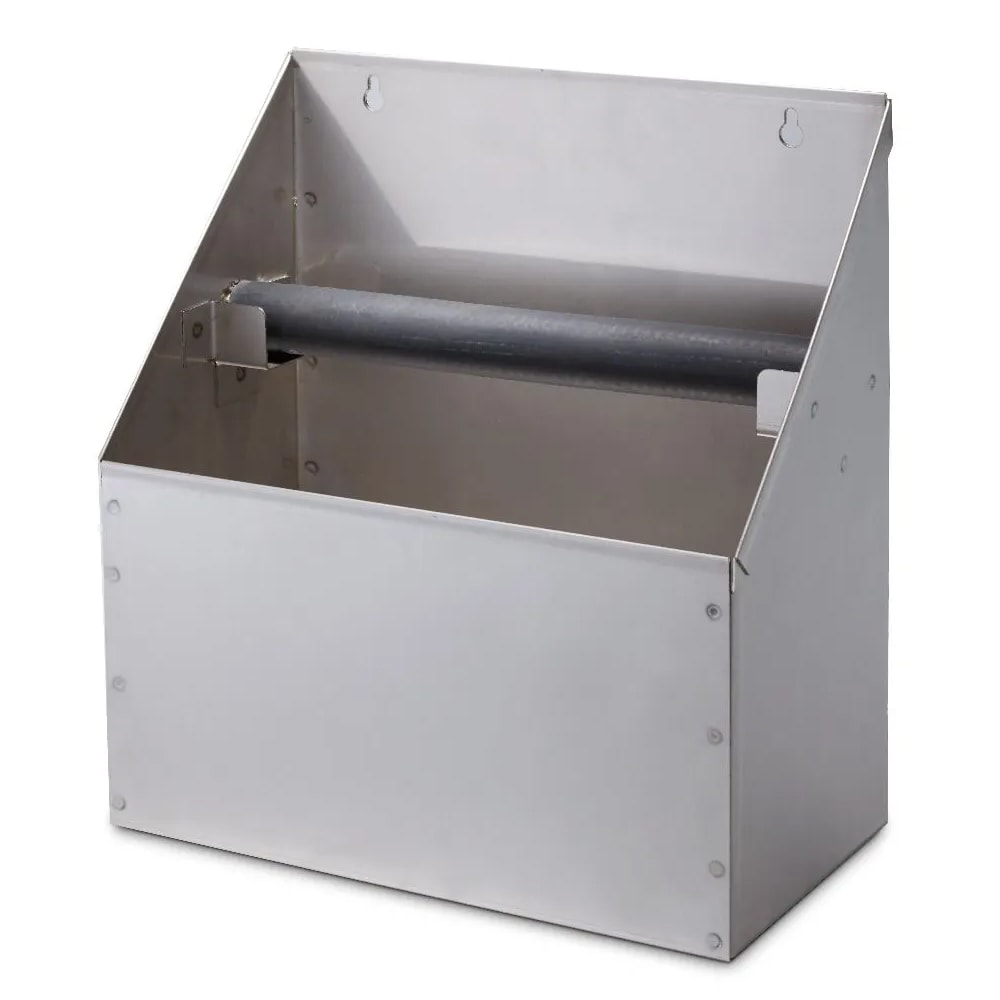 Astra Wall Mount Knock Box, Stainless Steel (KO011W)