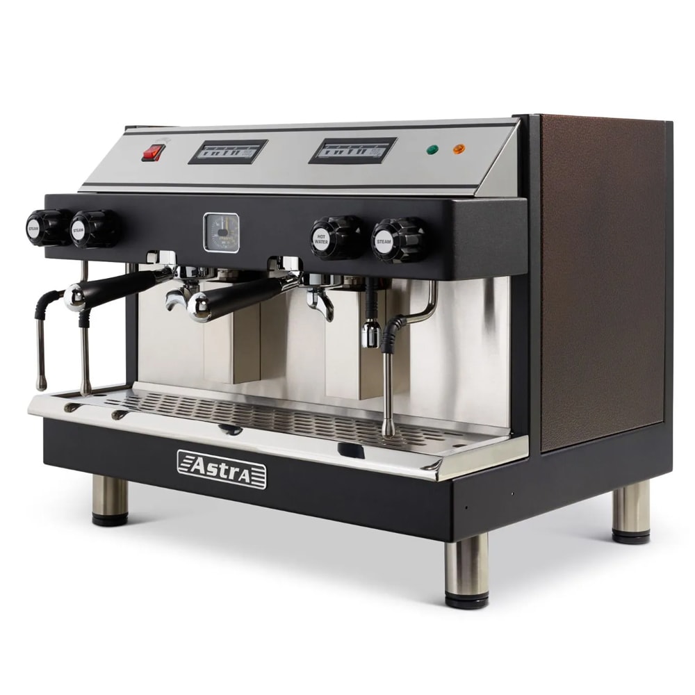 Astra Automatic Espresso Machine w/ (2) Groups, (2) Steam Valves, & (2) Hot Water Valves - 220v/1ph (M2-012)