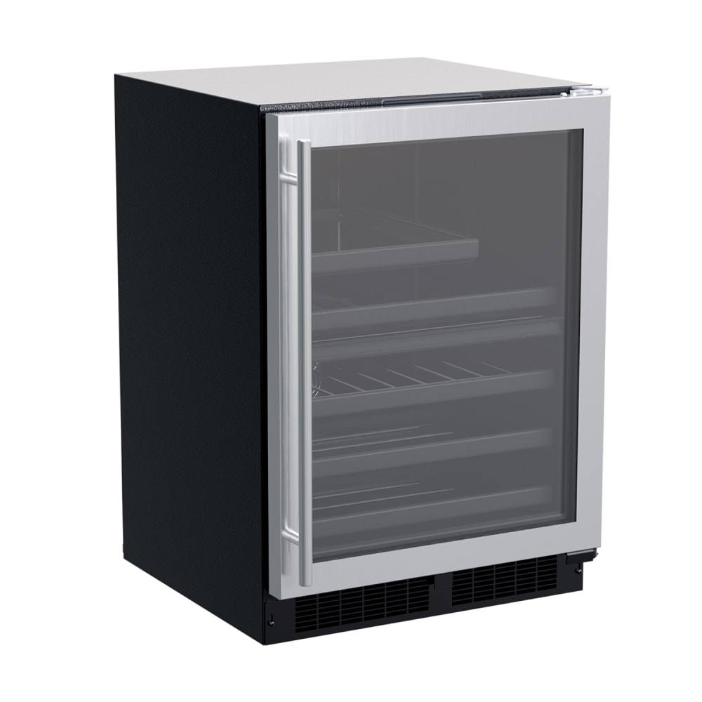 Marvel MLBD224SG01A 24" One Section Wine Cooler w/ (2) Zones - 22 Bottle Capacity, 115v