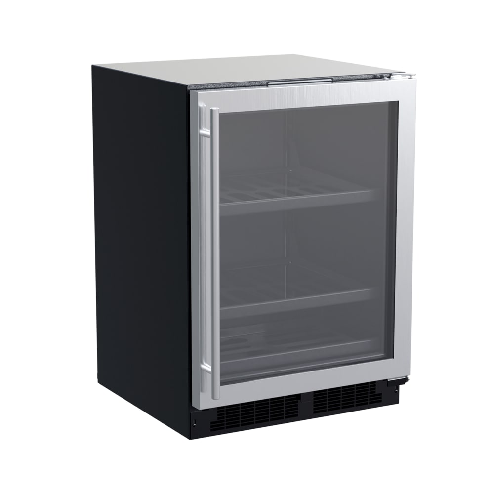 Marvel MLBV224SG01A 24"W Undercounter Refrigerator w/ (1) Section & (1) Right Hinge Door, 115v