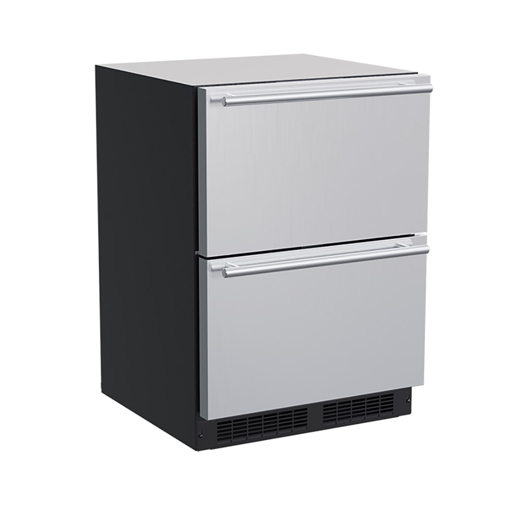 Marvel MLDR224SS61A 24"W Undercounter Refrigerator w/ (1) Section & (2) Drawers, 115v