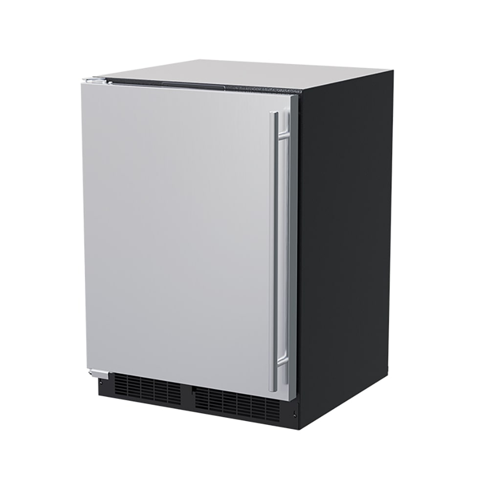 Marvel MLRE124SS21A 24"W Undercounter Refrigerator w/ (1) Section & (1) Left Hinge Door, 115v