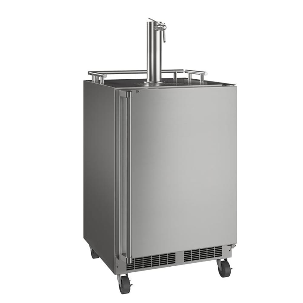 Marvel MOKR224-SSC1A 24" Kegerator Wine Dispenser w/ (2) Keg Capacity - (1) Column, Silver, 115v