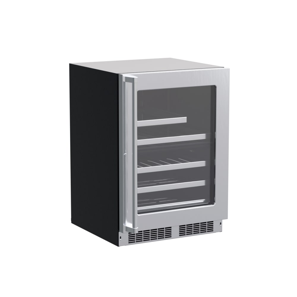 Marvel MPRE424SG81A 24"W Undercounter Refrigerator w/ (1) Section & (1) Right Hinge Door, 115v