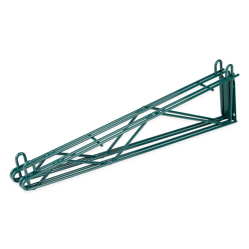 StoreIt 14" Wire Double Wall-Mount Shelf Bracket, Epoxy Coated (SI-SS-14DBL-GE)