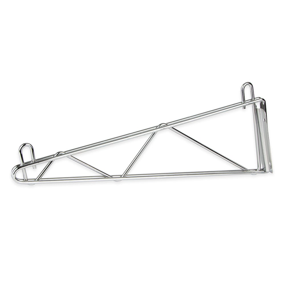 StoreIt 24" Wire Wall-Mount Shelf Bracket, Chrome (SI-SS-24SGL-CH)