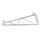 StoreIt 24" Wire Wall-Mount Shelf Bracket, Chrome (SI-SS-24SGL-CH) thumbnail 2