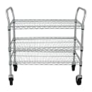 StoreIt 3 Level Wire Utility Cart w/ 600 lb Capacity - Flat Ledges, Chrome (SI-UC-3-3618-CH) thumbnail 3