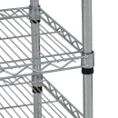 StoreIt 3 Level Wire Utility Cart w/ 600 lb Capacity - Flat Ledges, Chrome (SI-UC-3-3618-CH) thumbnail 5