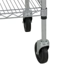 StoreIt 3 Level Wire Utility Cart w/ 600 lb Capacity - Flat Ledges, Chrome (SI-UC-3-3618-CH) thumbnail 6