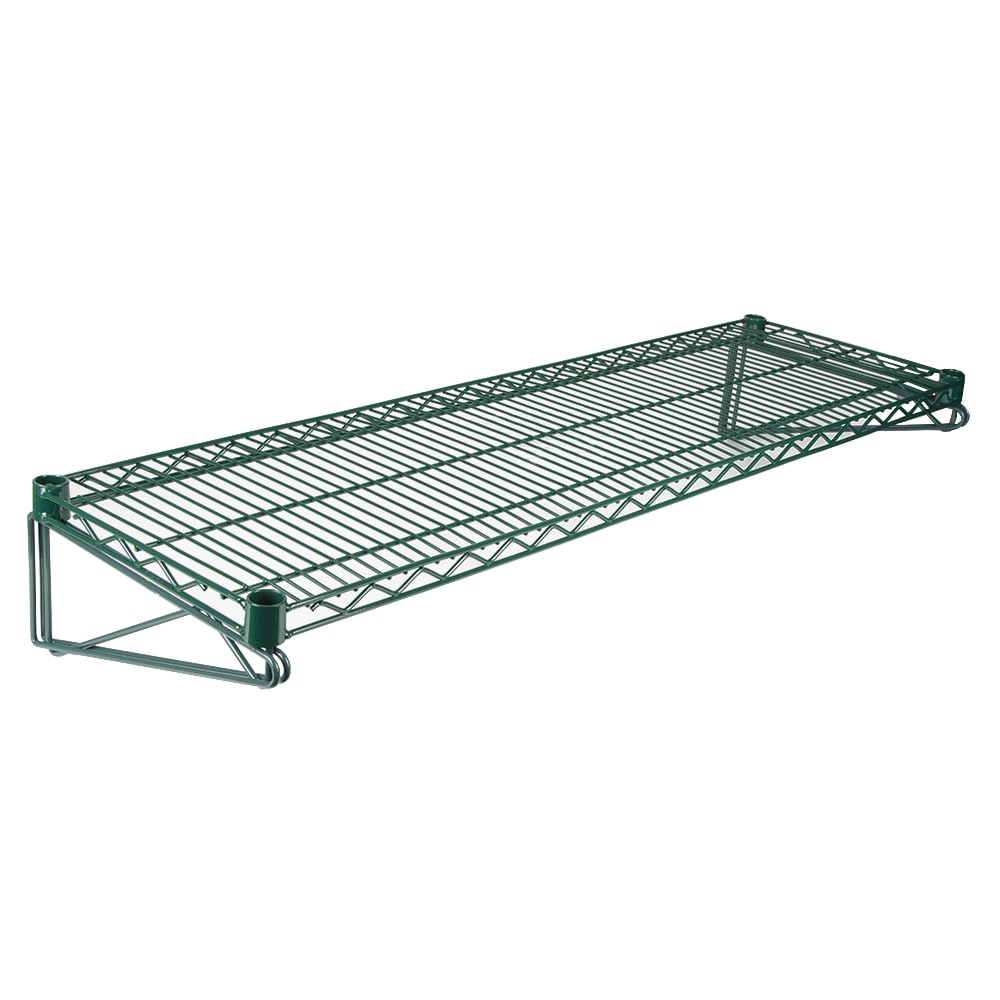 StoreIt Direct Wall Mount Kit w/ (2) 14"D Brackets & (1) 36"W Wire Shelf, Epoxy (SI-WMK-3614-GE)