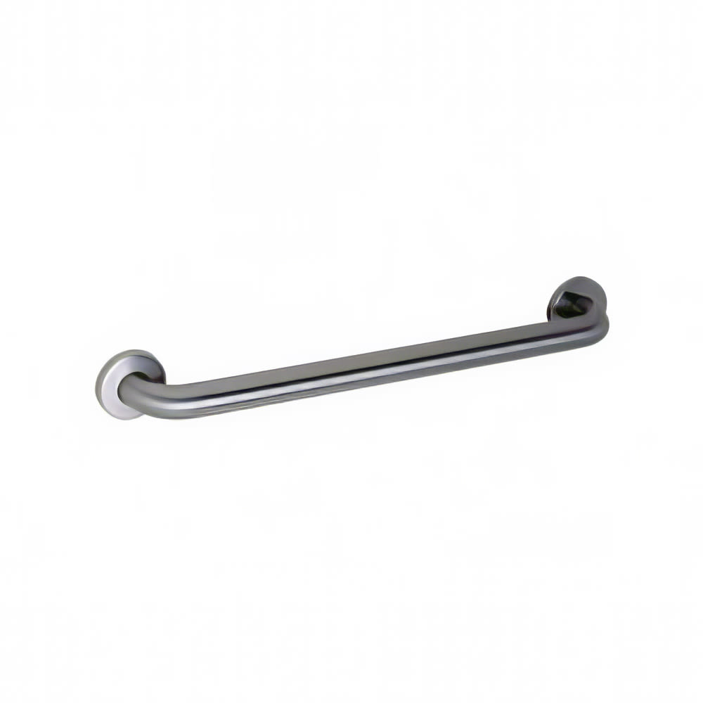 Gamco 125SX36T 36" Non Slip Straight Grab Bar w/ 1 1/4" Diameter Snap Flange, Stainless Steel