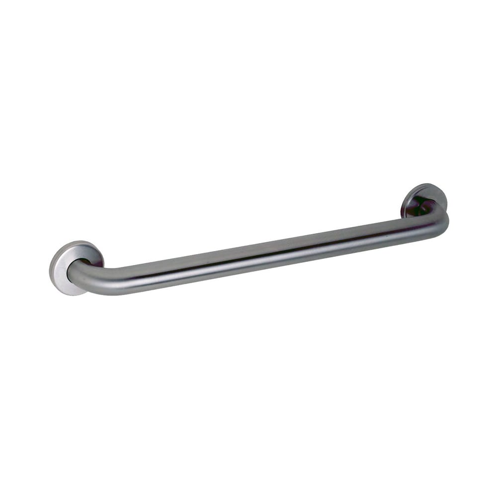 Gamco 150CX24 24" Straight Grab Bar w/ 1 1/2" Diameter Tubing, Satin Finish Stainless Steel