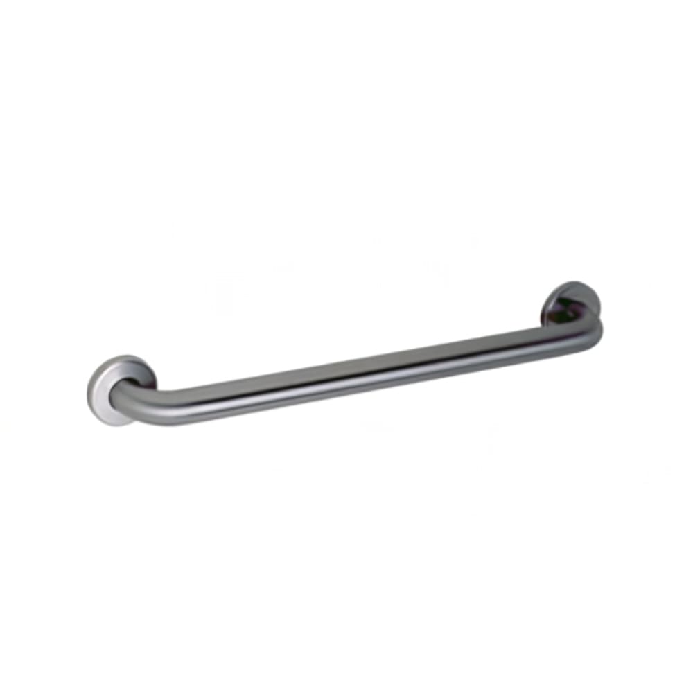 Gamco 150SX18 18" Straight Grab Bar w/ 1 1/2" Diameter Snap Flange, Stainless Steel