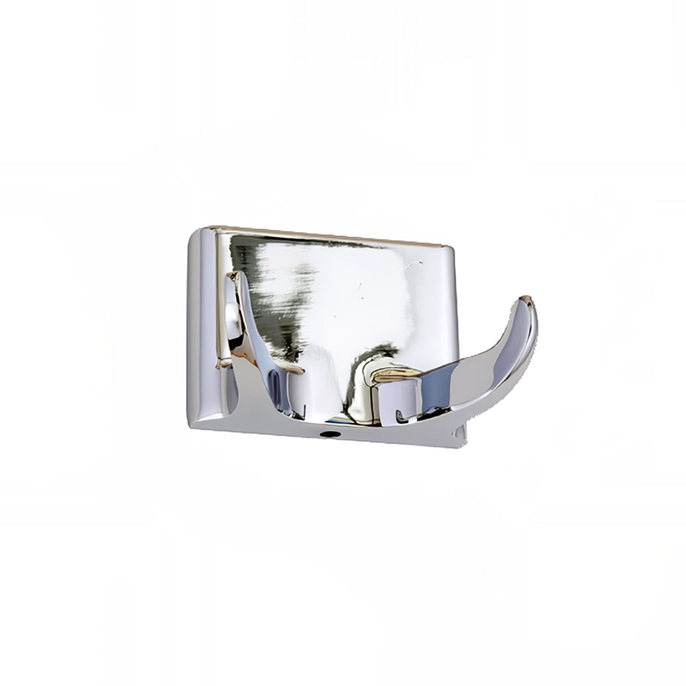 Gamco 753 Double Robe Hook, Die-Cast Virgin Zinc