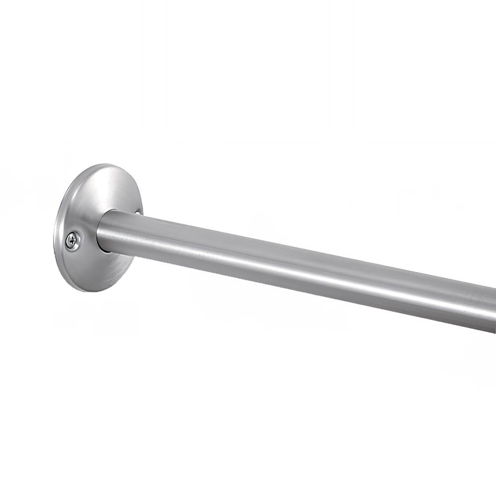 Bobrick SR100CX60 60" Shower Rod w/ 1" Diameter Tubing - Stainless Steel, Satin Finish