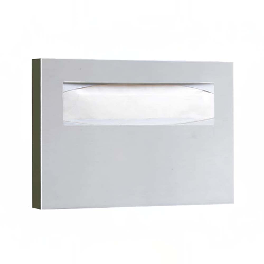 Gamco TSC-1 Surface Mounted Seat-Cover Dispenser w/ 250 Toilet Seat Capacity - Stainless Steel, Satin Finish