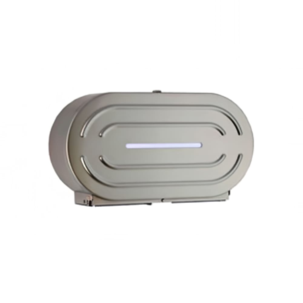 Gamco TTD-11 Surface Mounted Multi-Roll Jumbo Tissue Dispenser - Satin Stainless