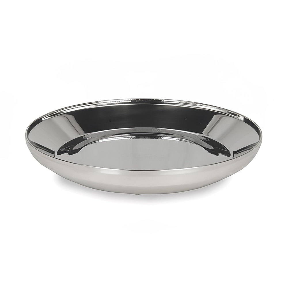 Alluserv 9 1/2" Wax Base for 9" China Plates, Stainless Steel (9WB)