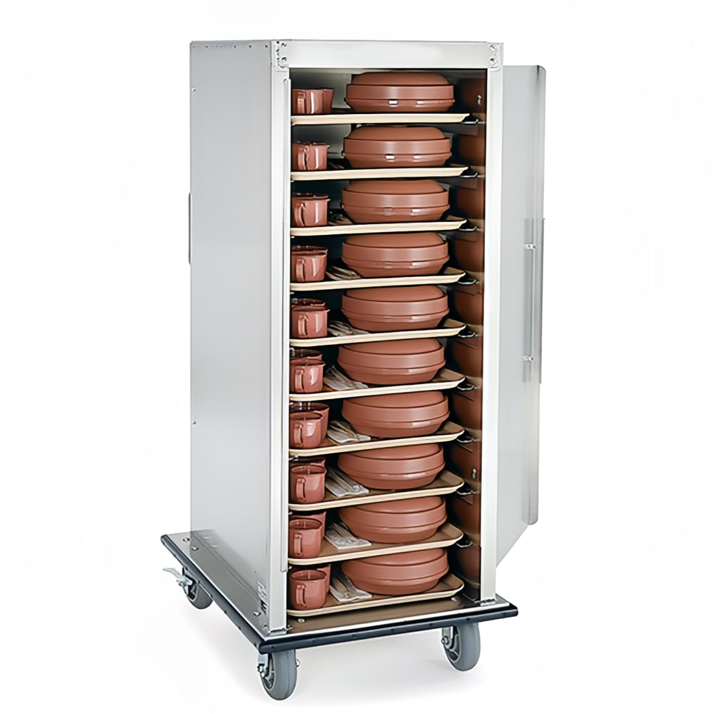 Alluserv Ambient Meal Delivery Cart w/ (20) Tray Capacity, Stainless (VL2020S)