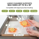 VacMaster VP320 Chamber Vacuum Sealer w/ 16" Seal Bar, 110v thumbnail 4