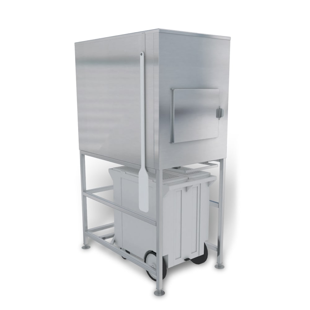 Kloppenberg Shuttle Plus Storage® Center Mounted Ice Bagging & Dispensing System w/ 900 lb Bin (SPS-1-G)