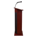 National Public Seating 111PLS-MY Floor Lectern w/ (1) Shelf - 22" x 17" x 46", Laminate, Mahogany thumbnail 4