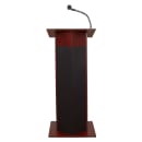 National Public Seating 111PLS-MY Floor Lectern w/ (1) Shelf - 22" x 17" x 46", Laminate, Mahogany thumbnail 5