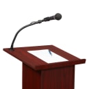 National Public Seating 111PLS-MY Floor Lectern w/ (1) Shelf - 22" x 17" x 46", Laminate, Mahogany thumbnail 6