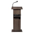 National Public Seating 111PLS-RW Floor Lectern w/ (1) Shelf - 22" x 17" x 46",Laminate, Ribbonwood thumbnail 3