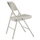 National Public Seating 202 Folding Chair w/ Gray Steel Back & Seat - Steel Frame, Gray thumbnail 8