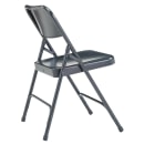 National Public Seating 204 Folding Chair w/ Char-Blue Steel Back & Seat - Steel Frame, Char-Blue thumbnail 4