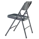 National Public Seating 204 Folding Chair w/ Char-Blue Steel Back & Seat - Steel Frame, Char-Blue thumbnail 5